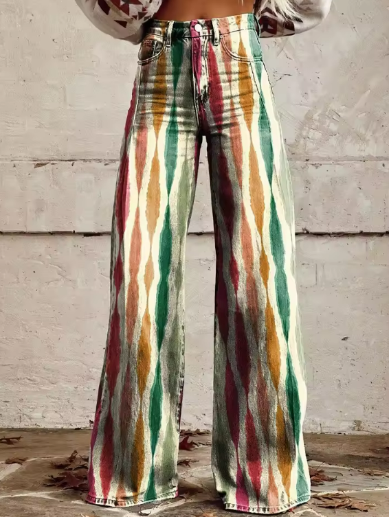 Diana | Aardetint Ripple Wijde-Broek