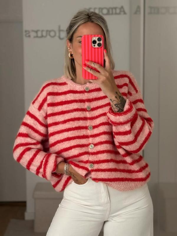 MARGOT™ - Women Vintage Striped Knit Cardigan for All Seasons