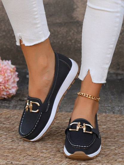 Mavis | Women's Orthopedic Horsebit Wedge Loafers