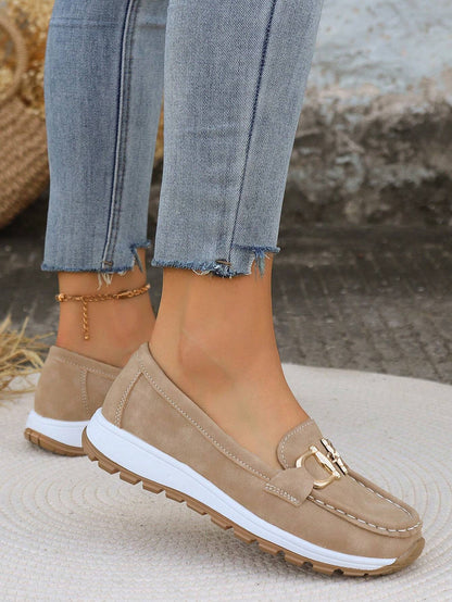 Mavis | Women's Orthopedic Horsebit Wedge Loafers