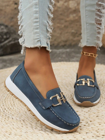 Mavis | Women's Orthopedic Horsebit Wedge Loafers