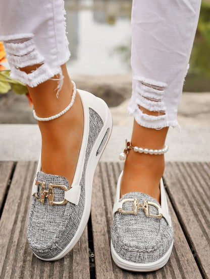 Mavis | Women's Orthopedic Horsebit Wedge Loafers