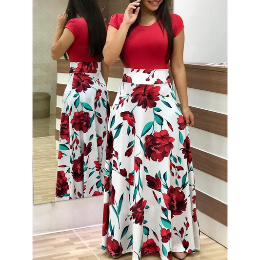EVALISE™ – Elegant Floral Bodycon Maxi Dress
