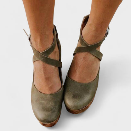 ELARU™ – Classic Comfort Wedge Sandals