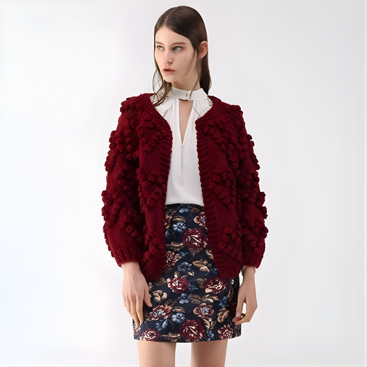 YARA™ - Cozy Long Sleeve Open Front Cardigan