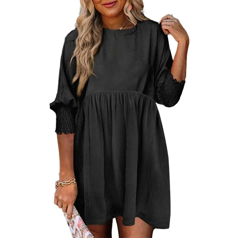 KYLIE™ – Casual Flowy Tunic Mini Dress