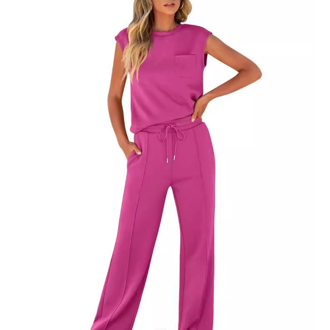 KAIYA™ – Casual Summer Soft Lounge Co-Ord
