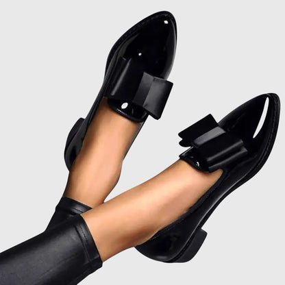 Anya | Women's Orthopedic Bow Pointed Toe Loafers