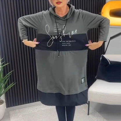 Madeleine | Women's Oversized Hooded Sweatshirt Dress with Pockets