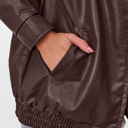 Annette | Women's Oversized Vintage Biker Jacket