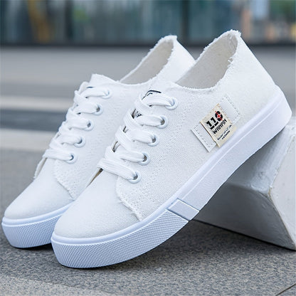 Anna | Women's Canvas Low Top Lace Up Sneakers
