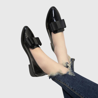 Anya | Women's Orthopedic Bow Pointed Toe Loafers