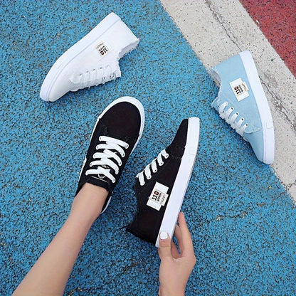 Anna | Women's Canvas Low Top Lace Up Sneakers