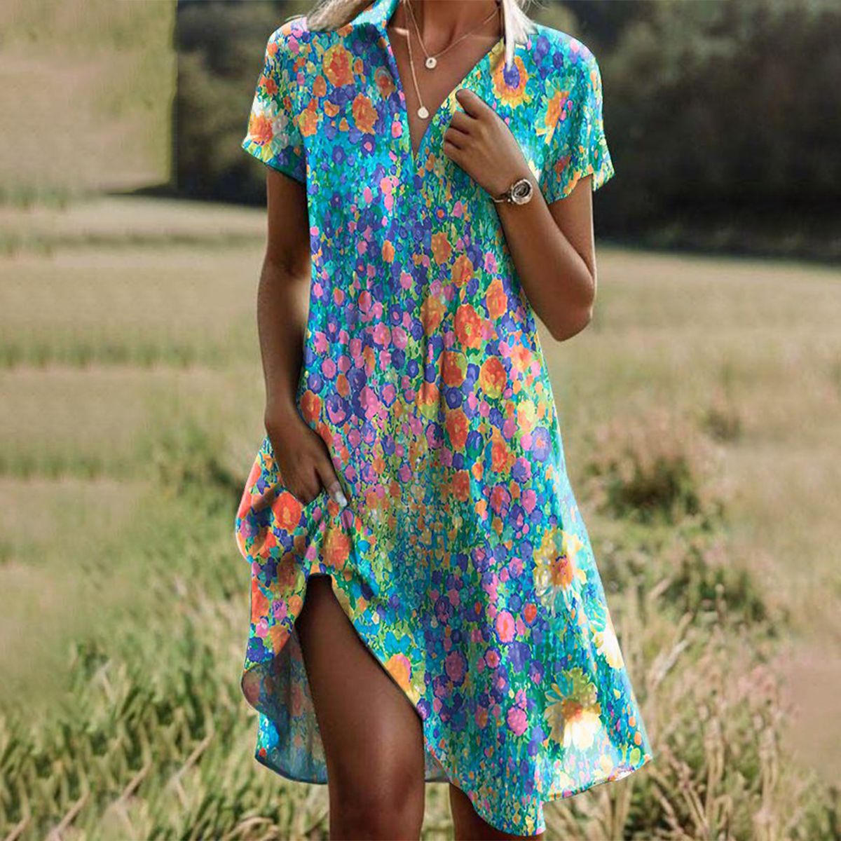 Daniella™ | Elegant Breathable Midi Dress