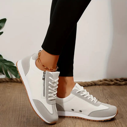 Solvana | Women's Orthopedic Lace Up Walking Sneakers