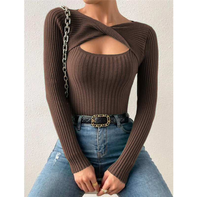 QAMRA™ - Classy Long Sleeve Pullover Crew Neck Sweater
