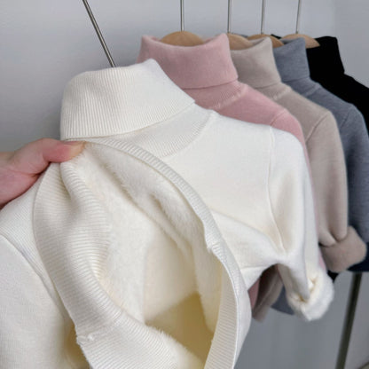 Lumi | Women's Fleece Lined Knit Turtleneck Sweater