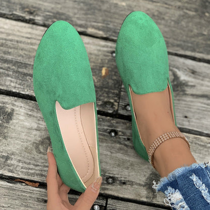 Mia | Women's Pointed Toe Slip On Ballet Flats