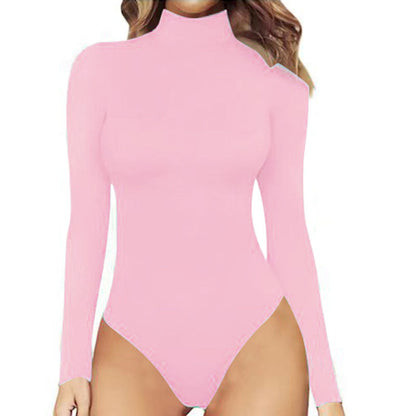 Marnie | Women's Turtleneck Long Sleeve Fitted Bodysuit