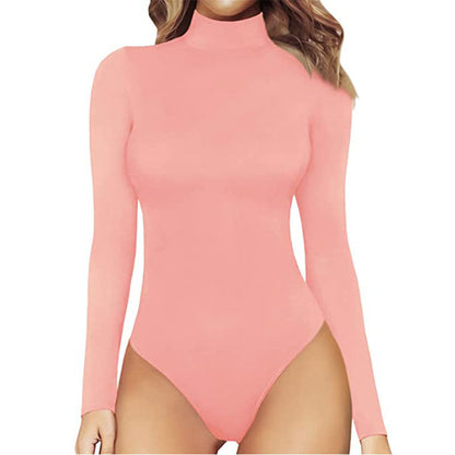 Marnie | Women's Turtleneck Long Sleeve Fitted Bodysuit