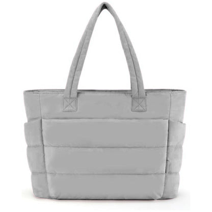 Carmelle | Women's Quilted Puffer Lightweight Tote Bag