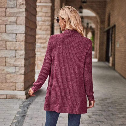 Lucille | Women's Lightweight Knit Open Front Cardigan with Pockets