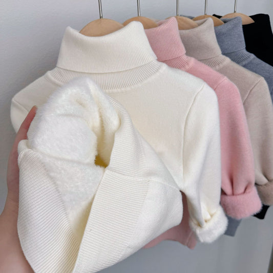 Lumi | Women's Fleece Lined Knit Turtleneck Sweater
