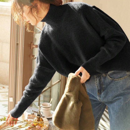 Fisal | Women's Knit Turtleneck Long Sleeve Pullover Sweater