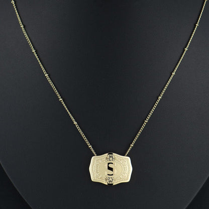 Cindy | Women's Initial Letter Pendant Necklace
