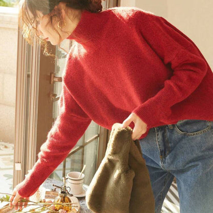 Fisal | Women's Knit Turtleneck Long Sleeve Pullover Sweater