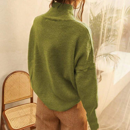 Fisal | Women's Knit Turtleneck Long Sleeve Pullover Sweater
