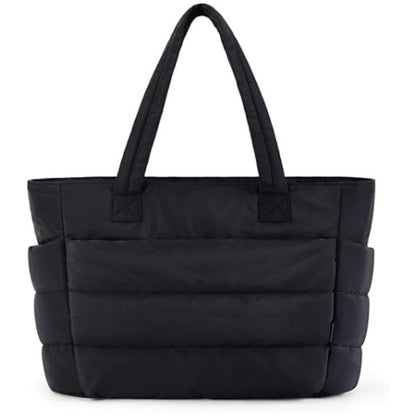 Carmelle | Women's Quilted Puffer Lightweight Tote Bag