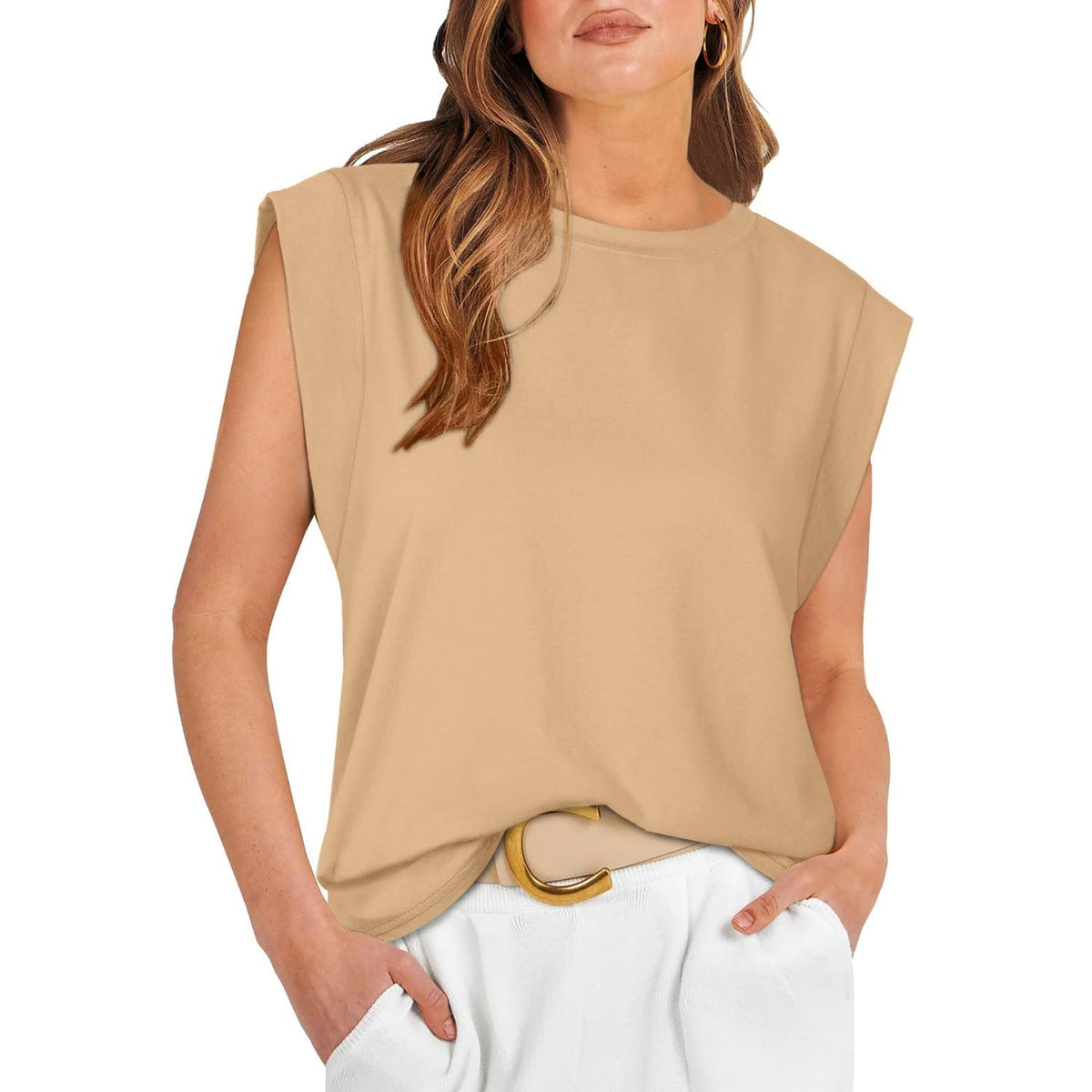 SAMPAGUITA™ –  Comfy Loose Fit Crew Neck Summer Top