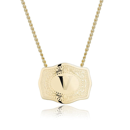 Cindy | Women's Initial Letter Pendant Necklace