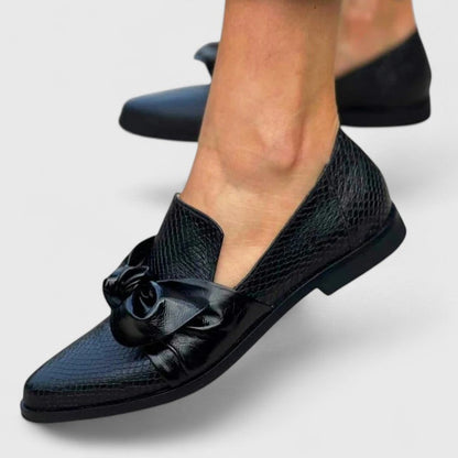 Emberlyssa | Women's Bow Slip On Loafers
