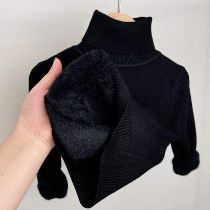 Lumi | Women's Fleece Lined Knit Turtleneck Sweater