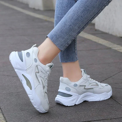 Kamille | Women's Chunky Lace Up Platform Sneakers