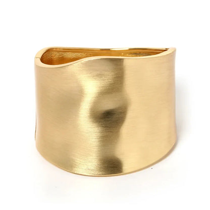 Rayna | Women's Asymmetric Wide Cuff Statement Bangle