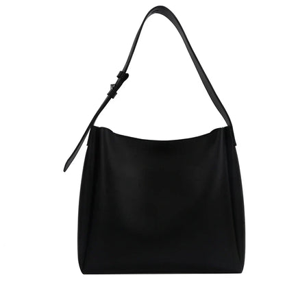 Nathalie | Women's Faux Leather Minimalist Shoulder Tote Bag