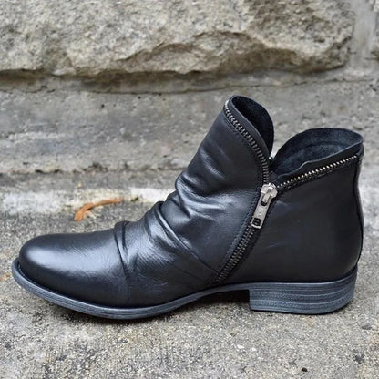 Prynn | Women's Orthopedic Double Zip Ankle Boots