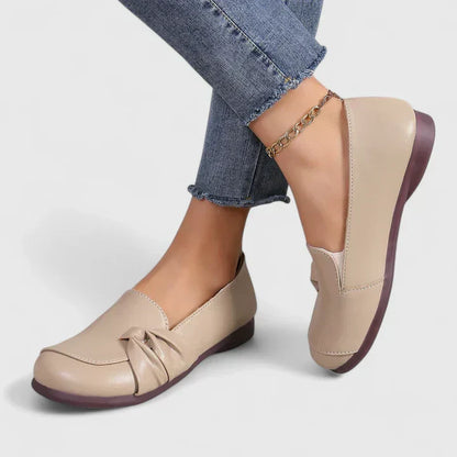 Ivarynn | Women's Knot Detail Slip On Shoes