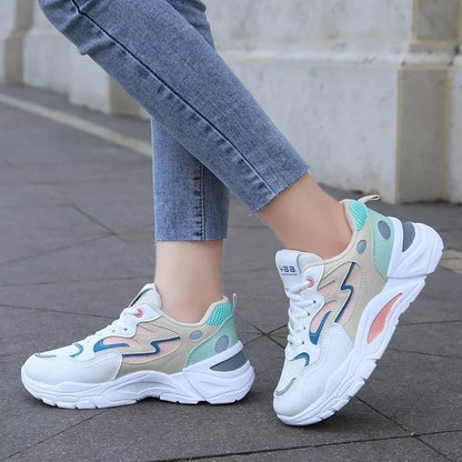 Kamille | Women's Chunky Lace Up Platform Sneakers