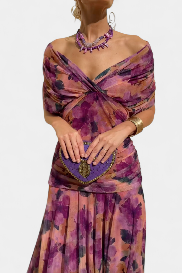 Alizée™ — Airy Grace Floral Dress