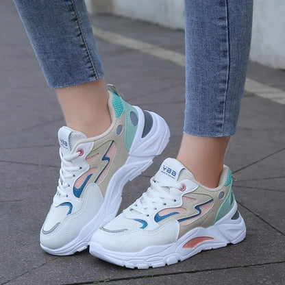 Kamille | Women's Chunky Lace Up Platform Sneakers