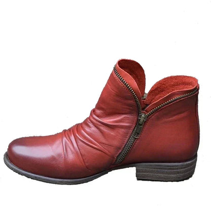 Prynn | Women's Orthopedic Double Zip Ankle Boots
