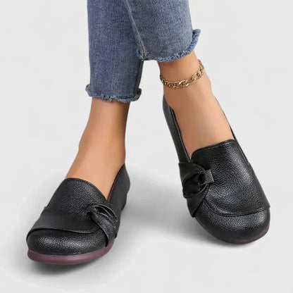 Ivarynn | Women's Knot Detail Slip On Shoes