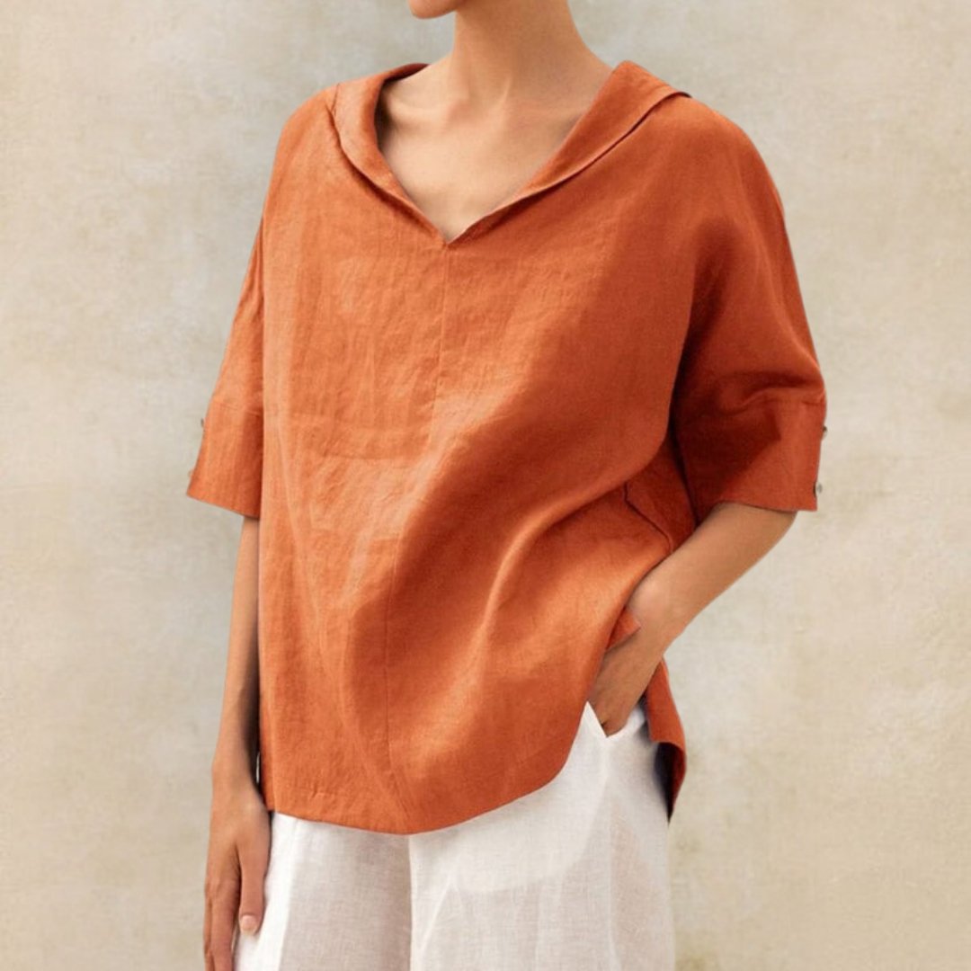 Pearl™ | Effortless V-Neck Blouse