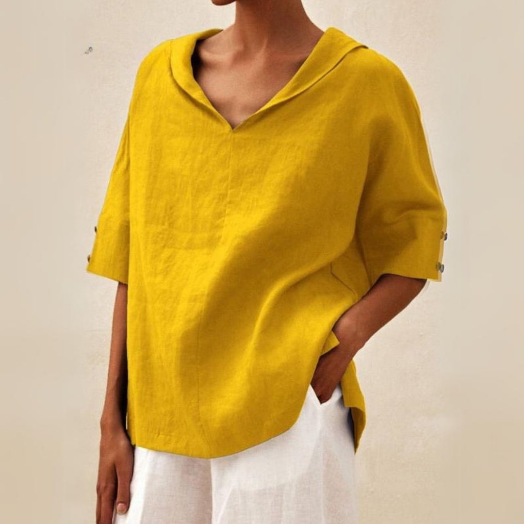 Pearl™ | Effortless V-Neck Blouse