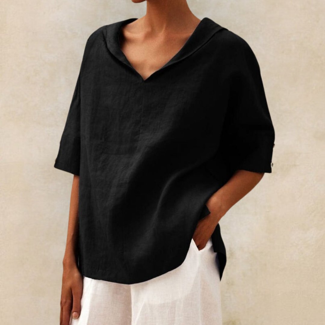 Pearl™ | Effortless V-Neck Blouse