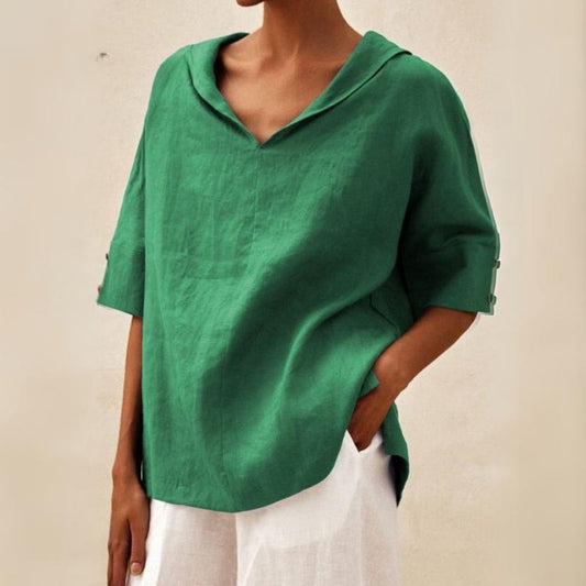 Pearl™ | Effortless V-Neck Blouse